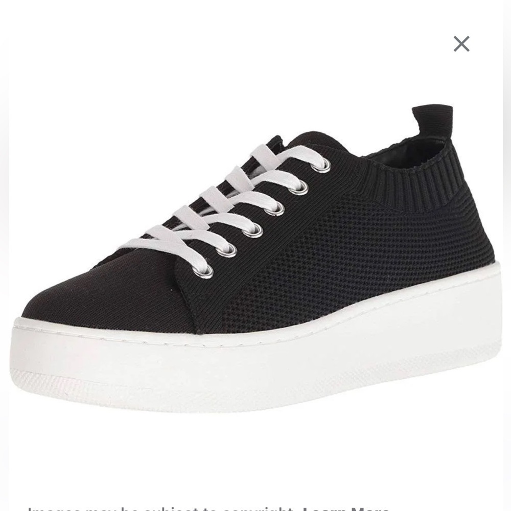 Steve Madden Bardo Platform Sneaker Black